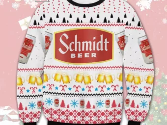 Schmidt Beer Ugly Christmas Sweater