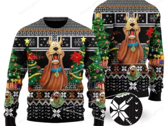 Scooby Doo Christmas Tree Ugly Christmas Sweater