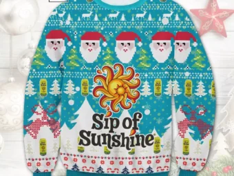 Sip Of Sunshine Ugly Christmas Sweater