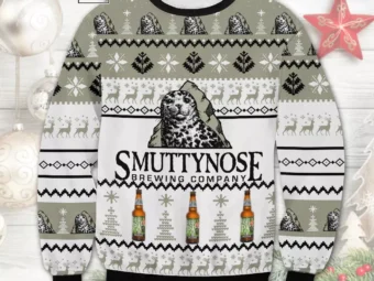 Smuttynose Beer Ugly Christmas Sweater