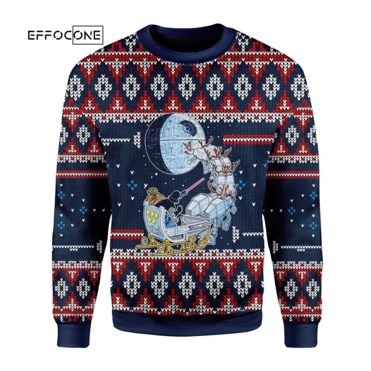 Star Wars Darth Satnta Ugly Christmas Sweater