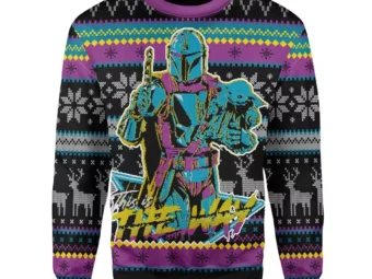 Star Wars Yoda 80s The Way Ugly Christmas Sweater