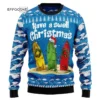 Surfer Swell Christmas Ugly Christmas Sweater