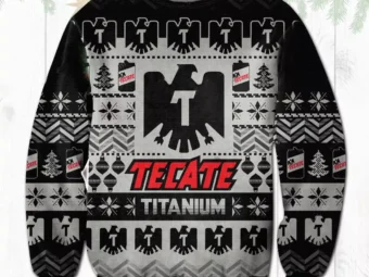 Tecate Titanium Ugly Christmas Sweater