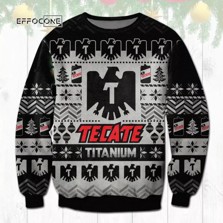 Tecate Titanium Ugly Christmas Sweater