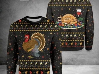 Thanksgiving Ugly Christmas Sweater