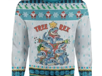 Tree Rex Ugly Christmas Sweater