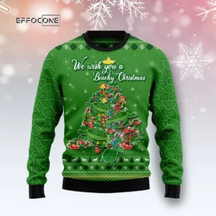 Turtle Christmas Tree Ugly Christmas Sweater