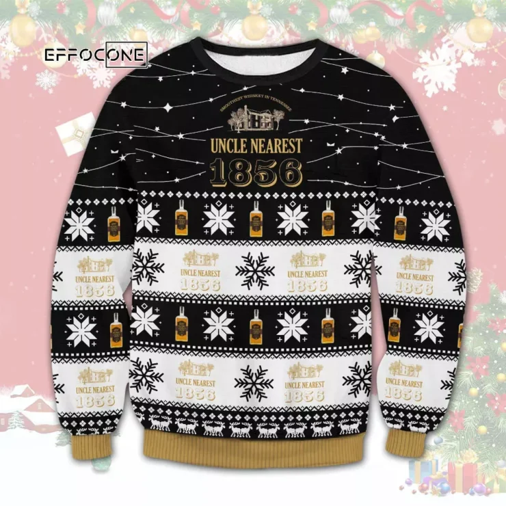 Uncle Nearest 1956 Ugly Christmas Sweater