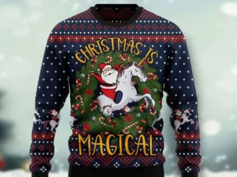 Unicorn Christmas Is Magical Ugly Christmas Sweater