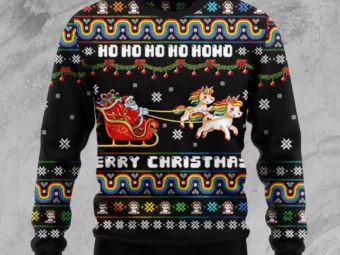 Unicorn Merry Christmas Ugly Christmas Sweater