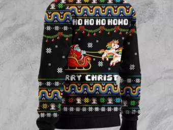 Unicorn Merry Christmas Ugly Christmas Sweater