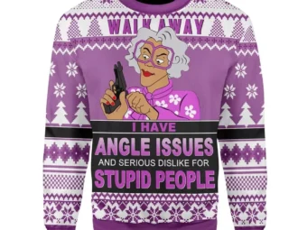 Walk Away Ugly Christmas Sweater