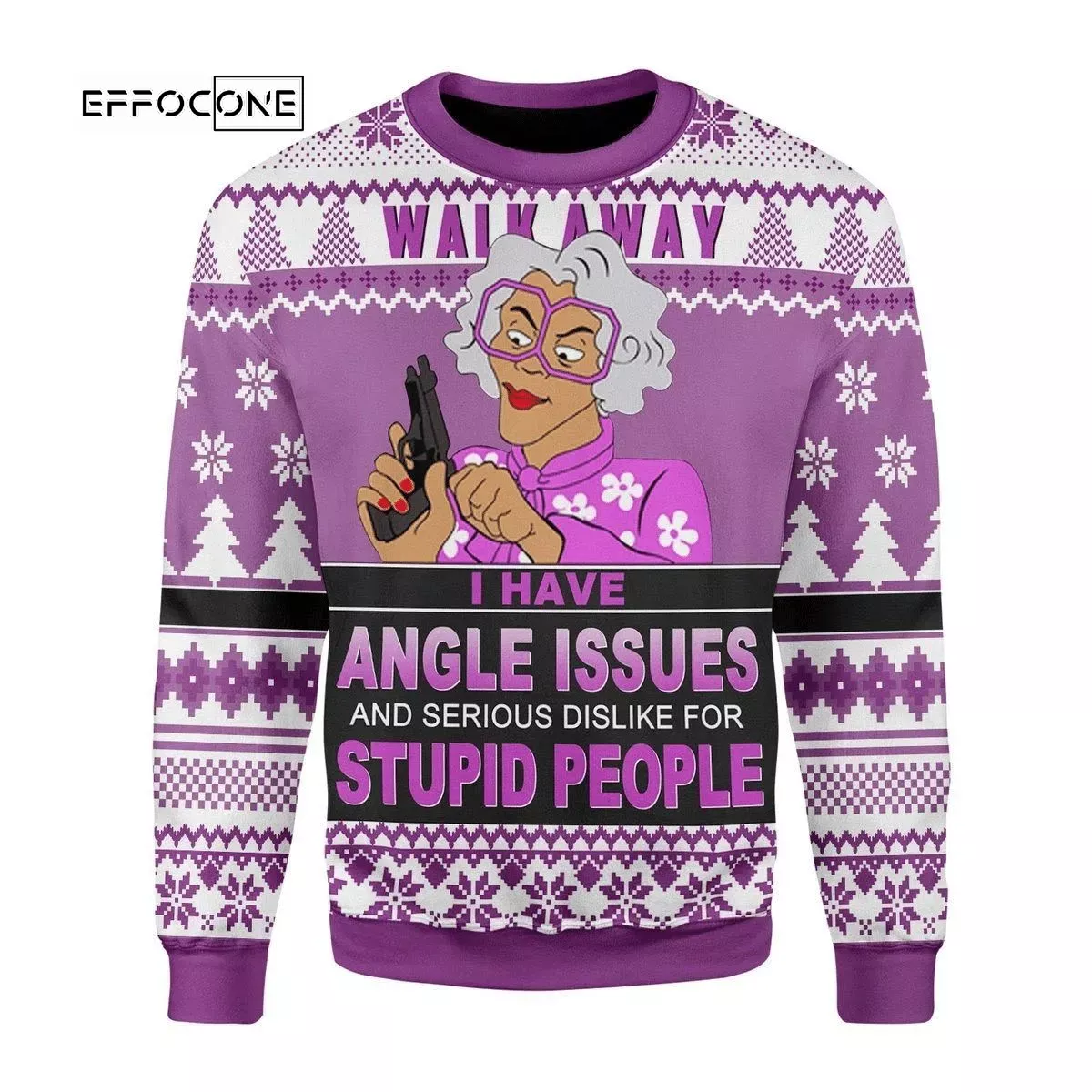 Walk Away Ugly Christmas Sweater Walk Away Ugly Christmas Sweater