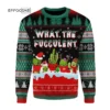 What The Fucculent Cactus Funny Ugly Christmas Sweater