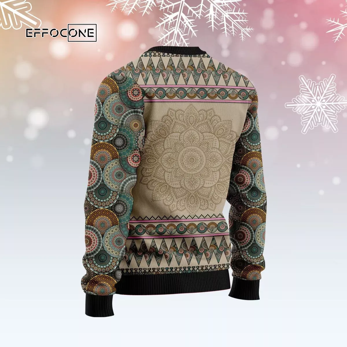 Wisconsin Mandala Ugly Christmas Sweater Wisconsin Mandala Ugly Christmas Sweater
