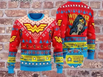 Wonder Woman Ugly Christmas Sweater