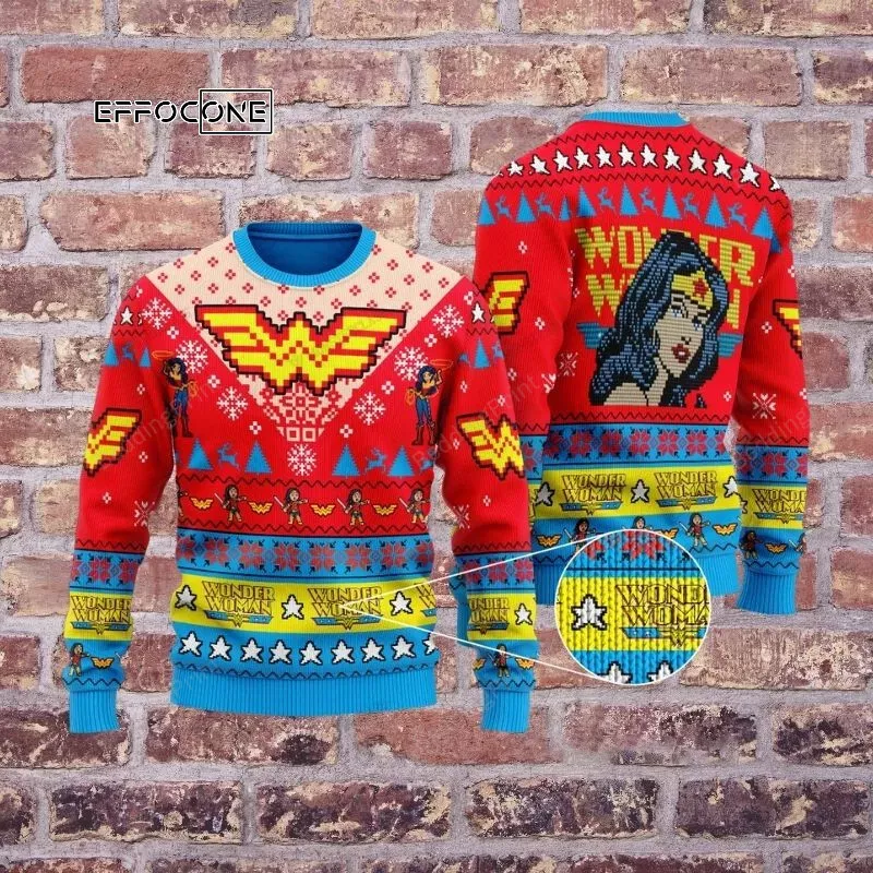 Wonder Woman Ugly Christmas Sweater