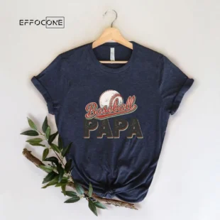 Baseball Papa Retro for Fathers Day