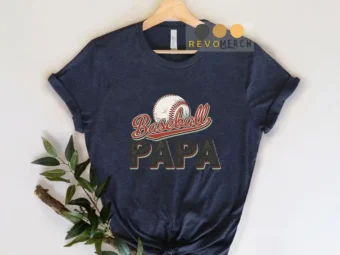 Baseball Papa Retro for Fathers Day