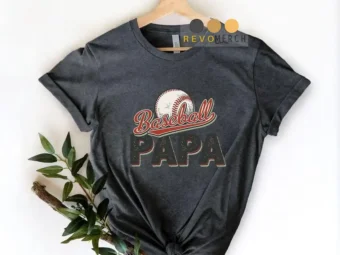 Baseball Papa Retro for Fathers Day