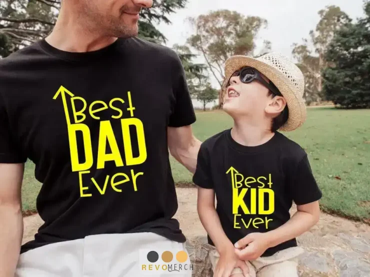 Best Dad Ever Best Kid Ever Father and Son Matching