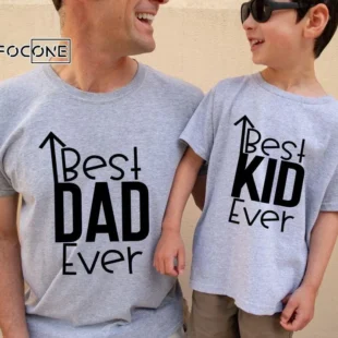 Best Dad Ever Best Kid Ever Father and Son Matching