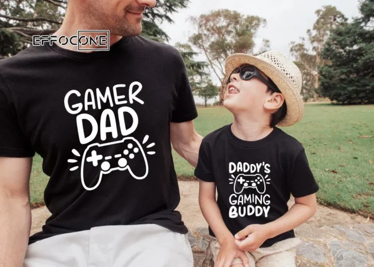 Gamer Dad And Daddy's Gaming Buddy