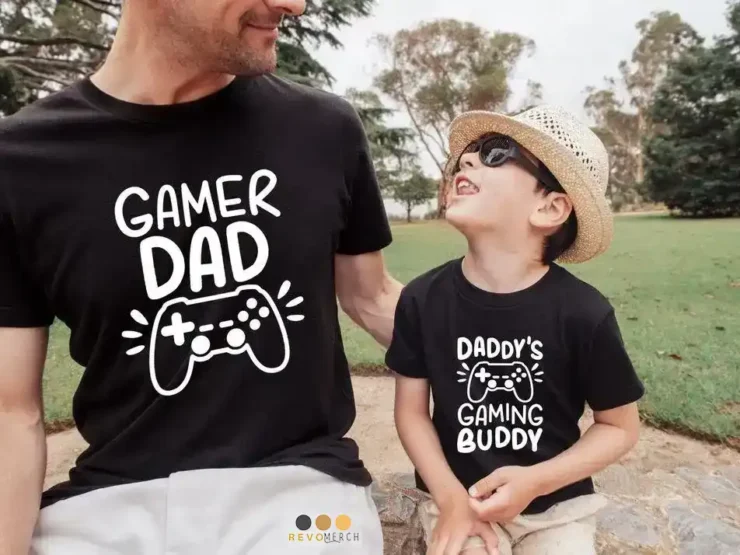 Gamer Dad And Daddy's Gaming Buddy