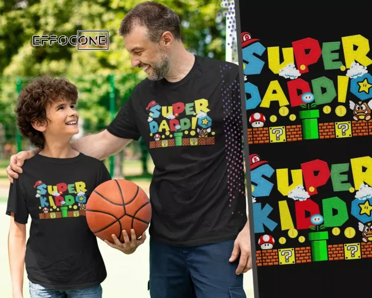 Super Daddio Shirt Kiddo Matching Shirt