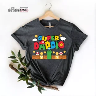 Super Daddio Shirt, Super Dad Shirt, Gamer Daddy Shirt