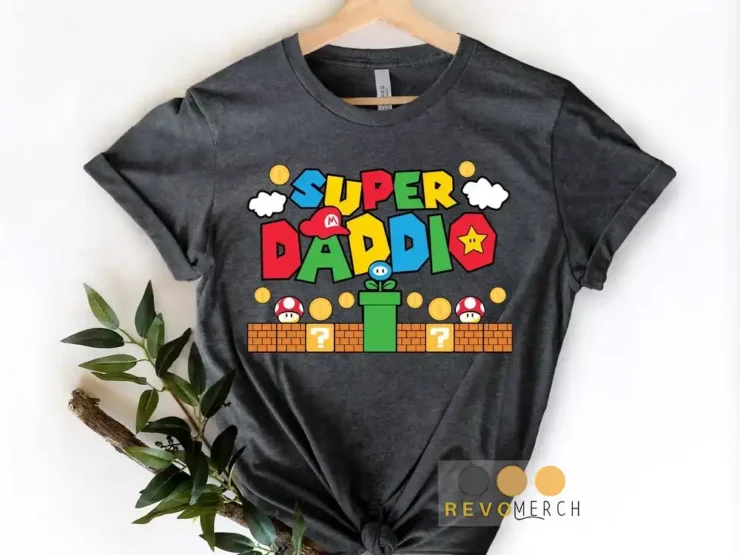 Super Daddio Shirt, Super Dad Shirt, Gamer Daddy Shirt
