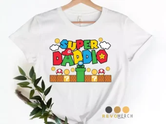 Super Daddio Shirt, Super Dad Shirt, Gamer Daddy Shirt