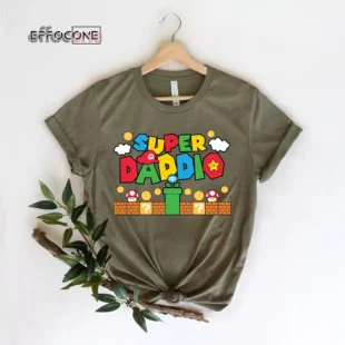 Super Daddio Shirt, Super Dad Shirt, Gamer Daddy Shirt