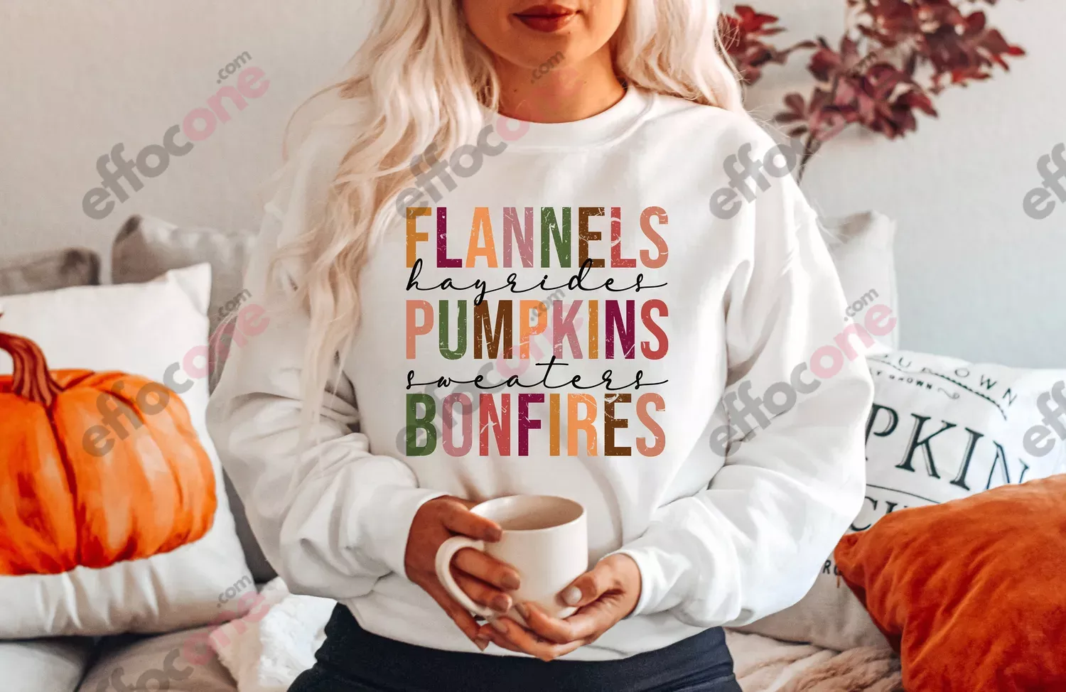 Flannels Pumpkins Hayrides S'mores and Bonfires Shirt