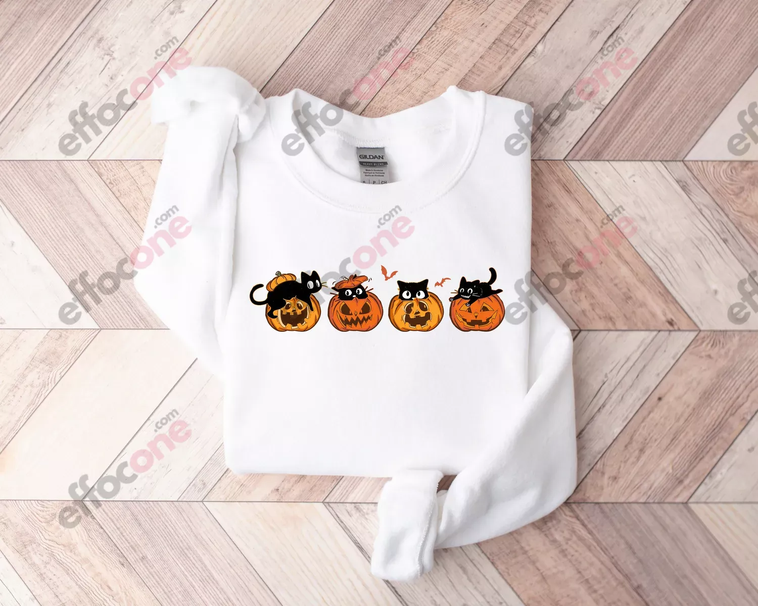 Halloween Sweatshirt, Cat Sweatshirt, Ghost Shirt