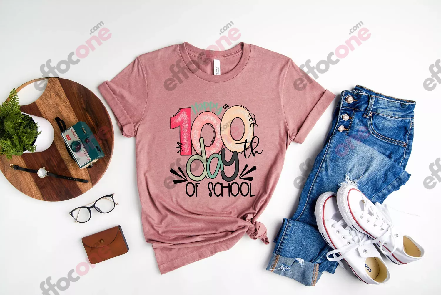 Happy 100 Days of School Shirt, 100 Day Shirt, 100th Day Of School Celebration