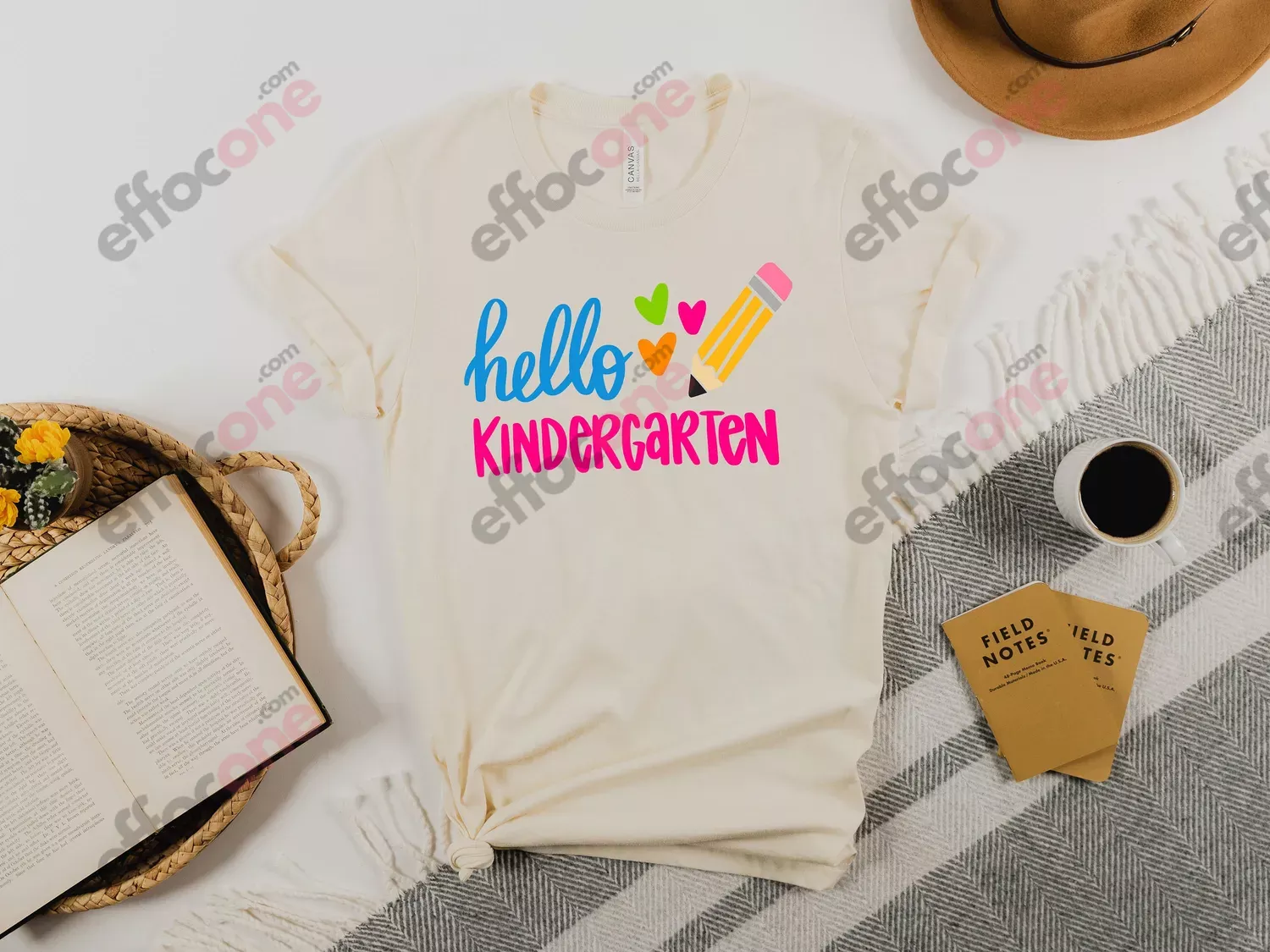 Hello Kindergarten Colorful Hearts Shirt, Hello Kindergarten Shirt, Back To School Outfit