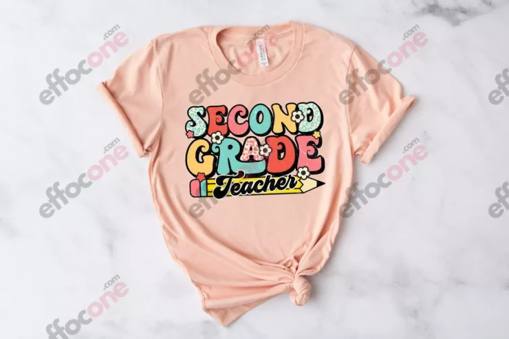 Second Grade Teacher Shirt, 2nd Grade Teacher T-Shirt, Cute Second Grade Shirt