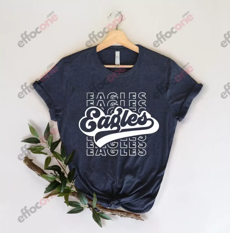 Team Mascot Shirt, Eagles Team Shirt, Eagles Football Shirt