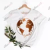 Traveler Gift, Travel Shirt, Vacation Shirt, Travel Lover, World Map Shirt