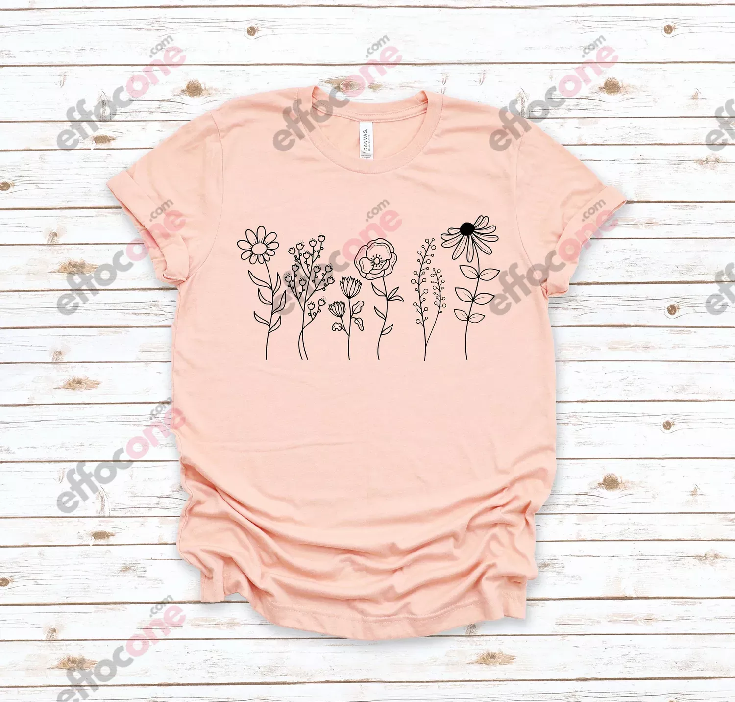 Wild Flowers Shirt, Wildflower Tshirt, Botanical Shirt