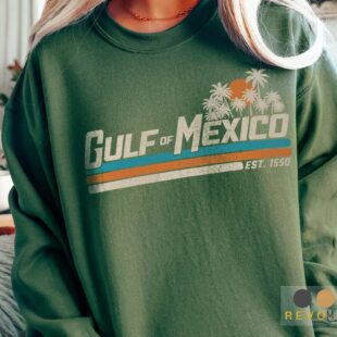 Gulf of Mexico Est. 1550 vintage t-shirt with coastal-inspired design