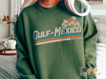 Gulf of Mexico Est. 1550 vintage t-shirt with coastal-inspired design