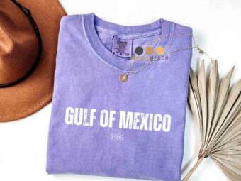 Premium Gulf of Mexico hoodie with classic distressed design