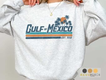 Retro beach hoodie featuring classic Gulf Coast typography